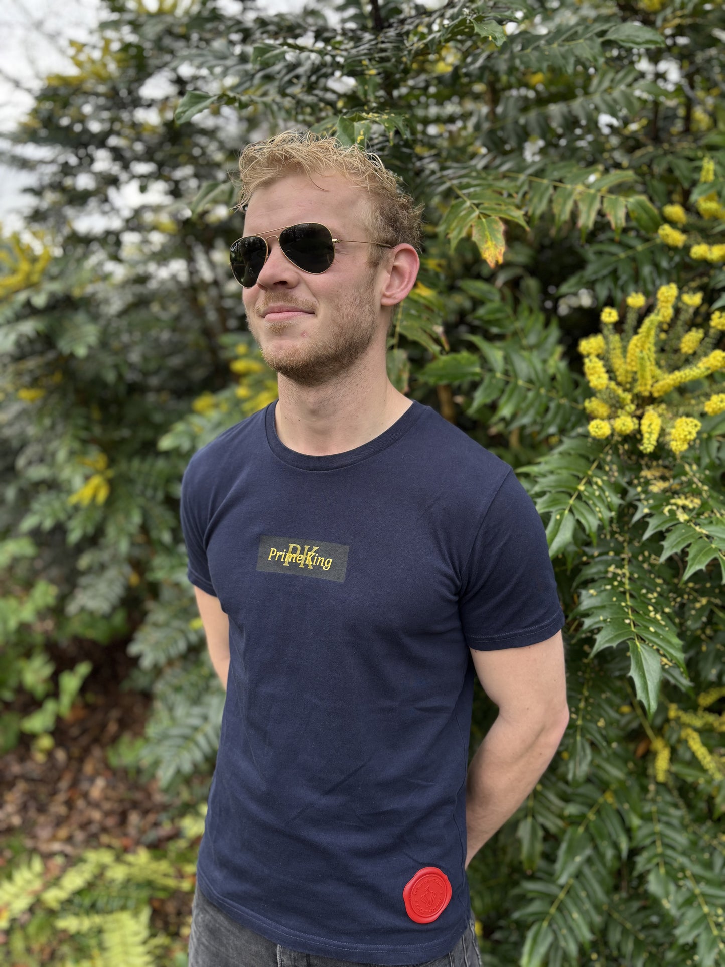 Prime T-shirt Navy Blauw