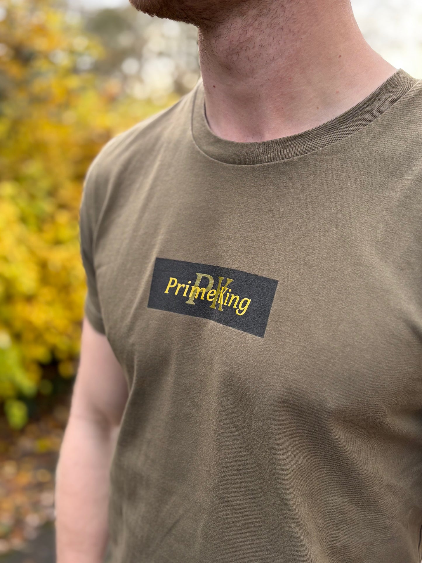 Prime T-shirt Khaki Groen
